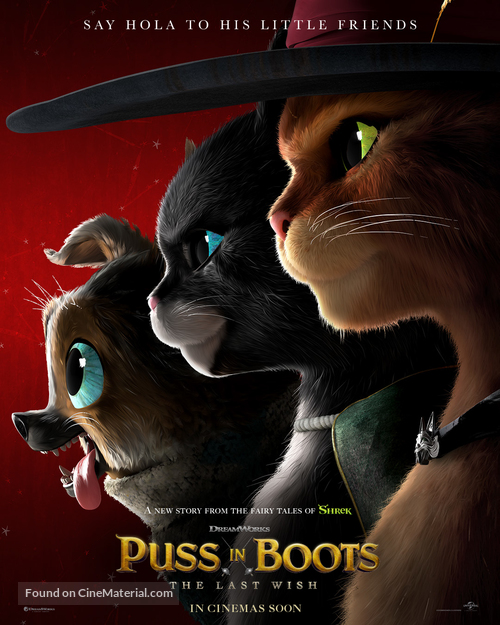 Puss in Boots: The Last Wish - British Movie Poster