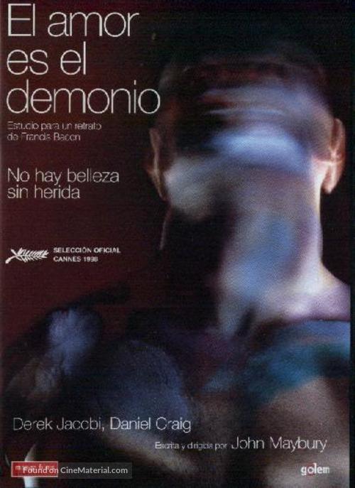 Love Is the Devil: Study for a Portrait of Francis Bacon - Spanish DVD movie cover