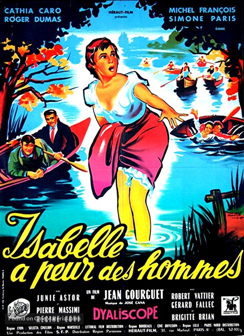 Isabelle a peur des hommes - French Movie Poster