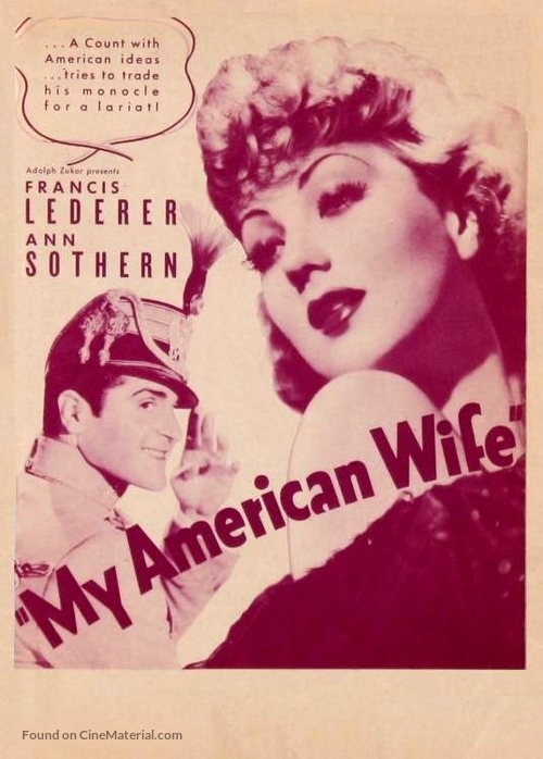 My American Wife - Movie Poster