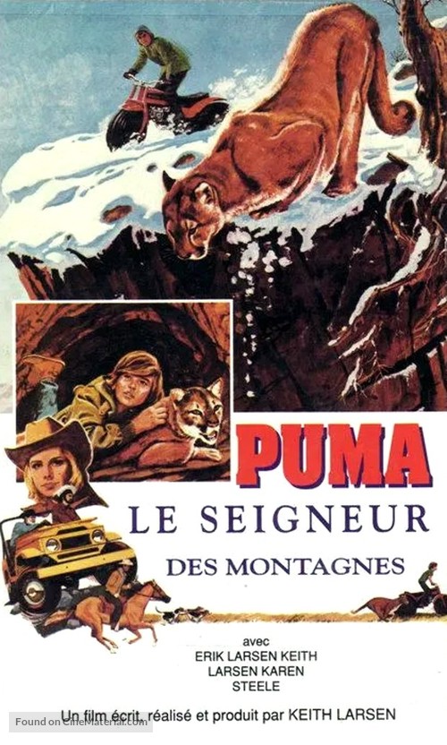 Trap on Cougar Mountain (1972) French vhs movie cover