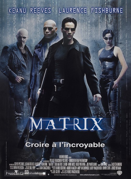 The Matrix - French Movie Poster
