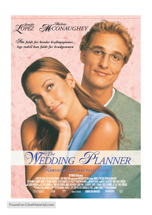 The Wedding Planner - Danish Movie Poster