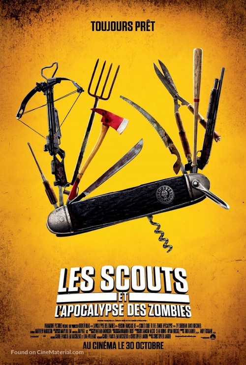 Scouts Guide to the Zombie Apocalypse - Canadian Movie Poster