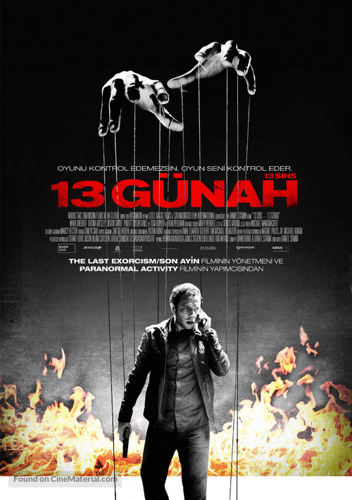 13 Sins - Turkish Movie Poster