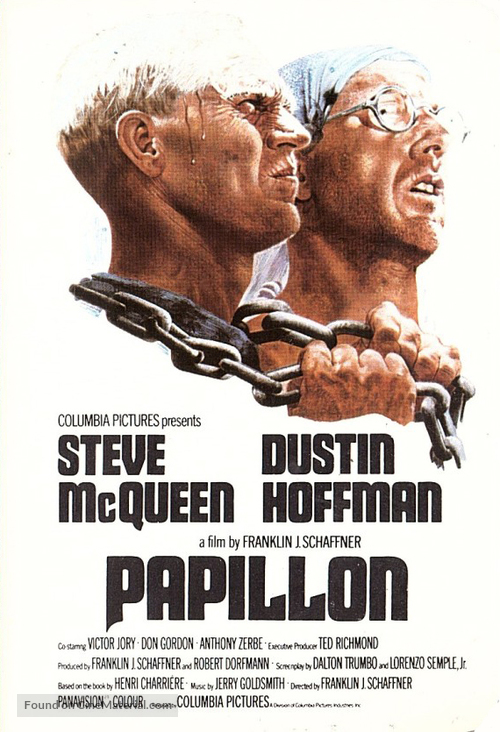 Papillon - Finnish VHS movie cover