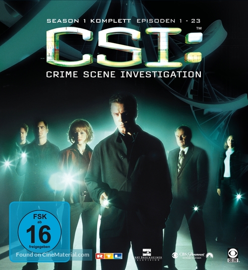 &quot;CSI: Crime Scene Investigation&quot; - German DVD movie cover