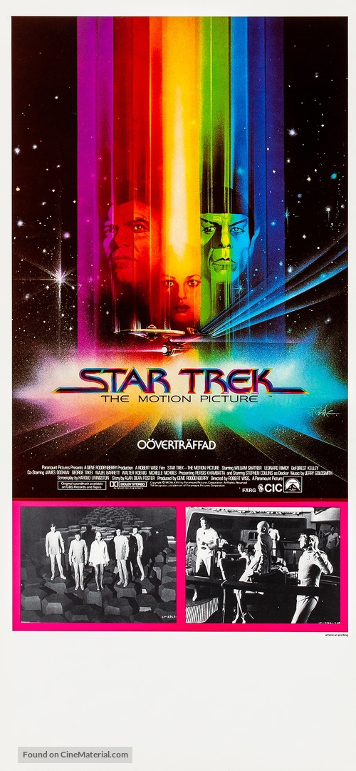 Star Trek: The Motion Picture - Swedish Movie Poster