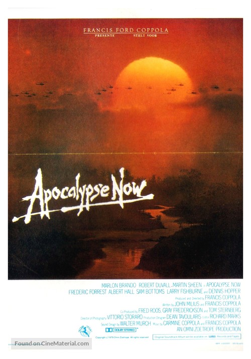 Apocalypse Now - Belgian Movie Poster