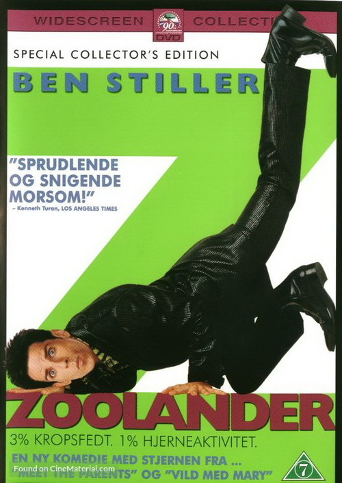 Zoolander - Danish DVD movie cover