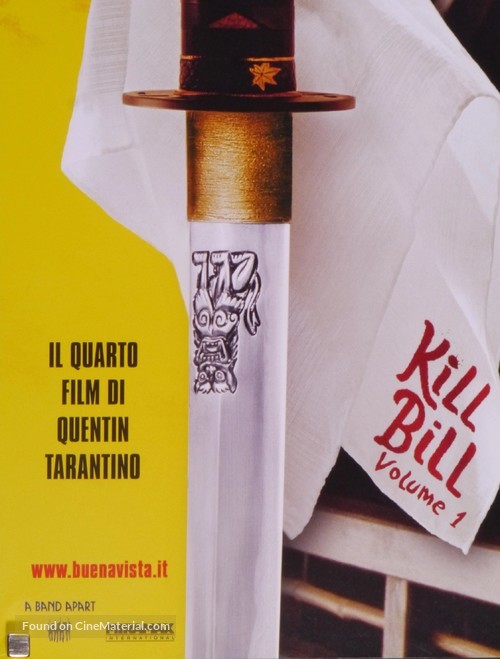 Kill Bill: Vol. 1 - Italian Movie Poster