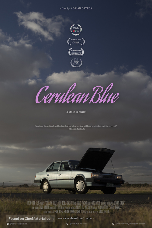 Cerulean Blue - Australian Movie Poster