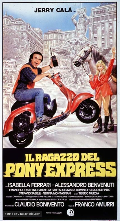 Il ragazzo del pony express - Italian Movie Poster