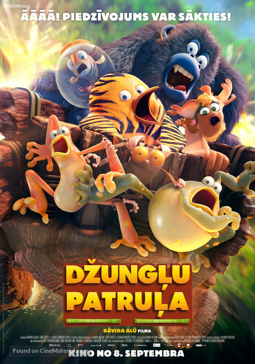 Les As de la Jungle - Latvian Movie Poster