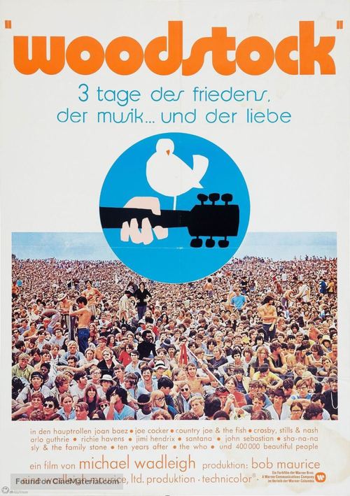 Woodstock - German Movie Poster