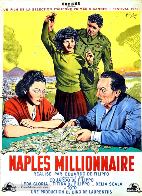 Napoli milionaria - French Movie Poster