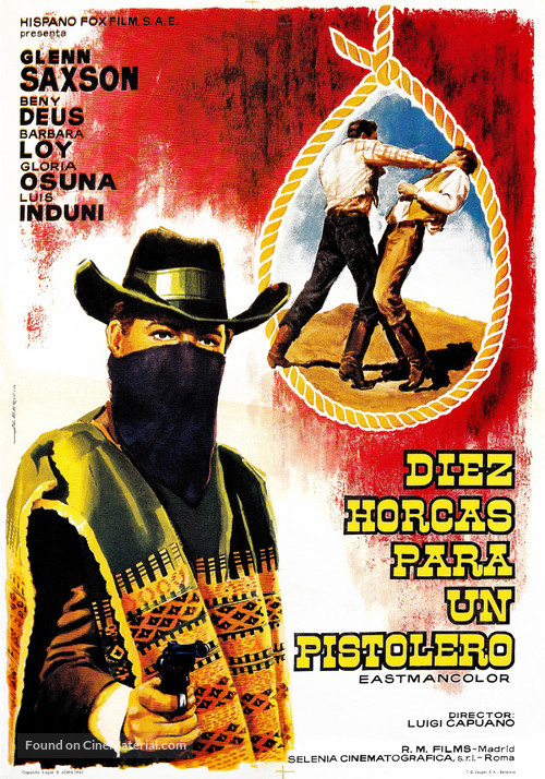 Il magnifico Texano - Spanish Movie Poster