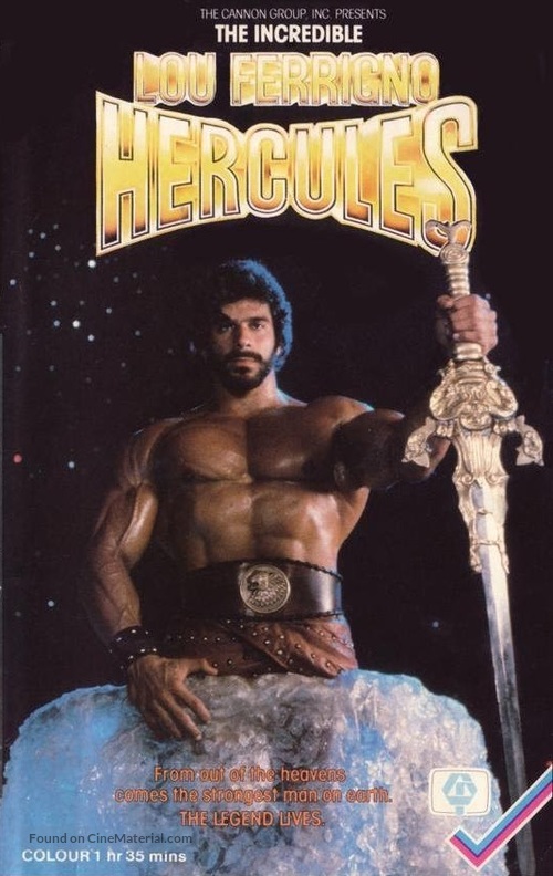 Hercules - British VHS movie cover