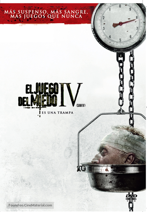 Saw IV - Argentinian DVD movie cover