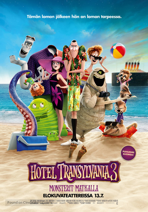 Hotel Transylvania 3: Summer Vacation - Finnish Movie Poster
