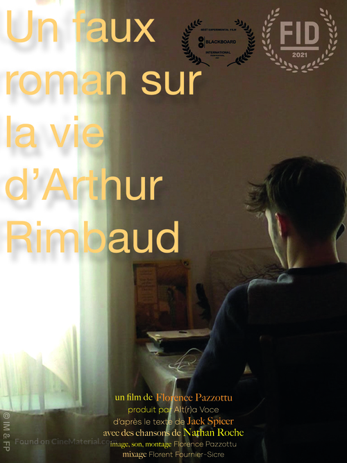 Un faux roman sur la vie d&#039;Arthur Rimbaud - French poster