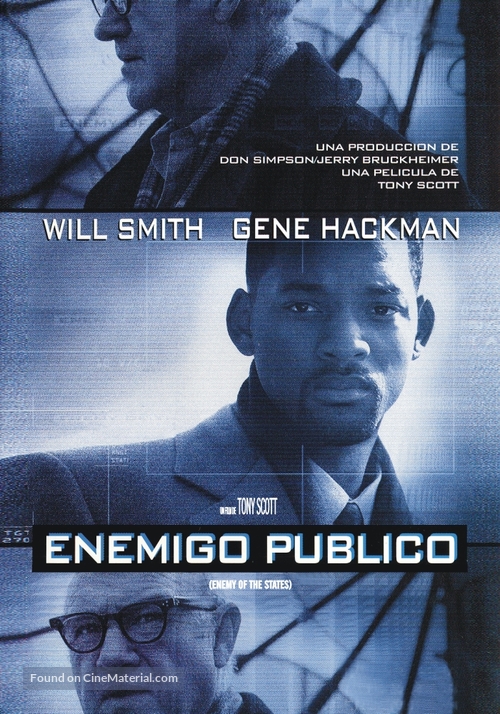 Enemy Of The State - Argentinian DVD movie cover