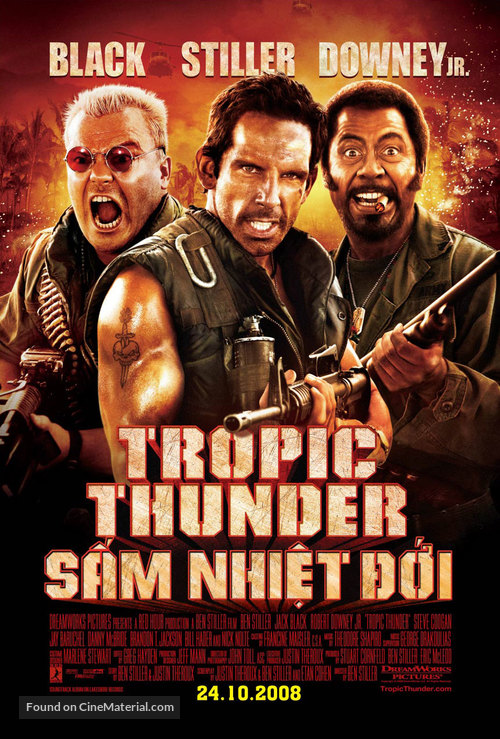 Tropic Thunder - Vietnamese Movie Poster