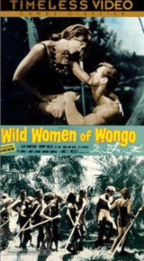 The Wild Women of Wongo - VHS movie cover