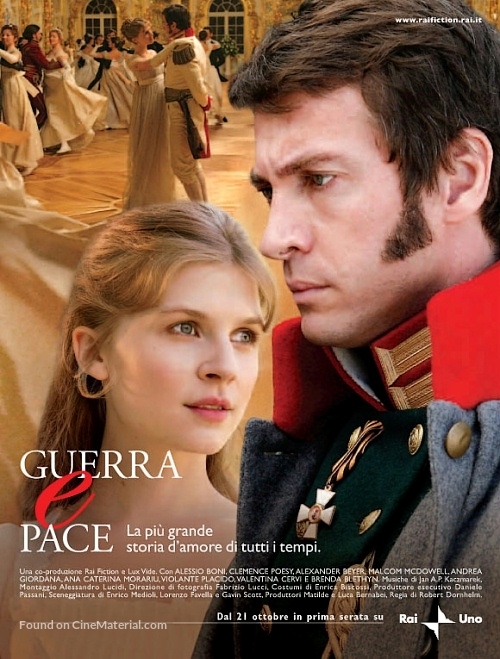 &quot;War and Peace&quot; - Italian Movie Poster