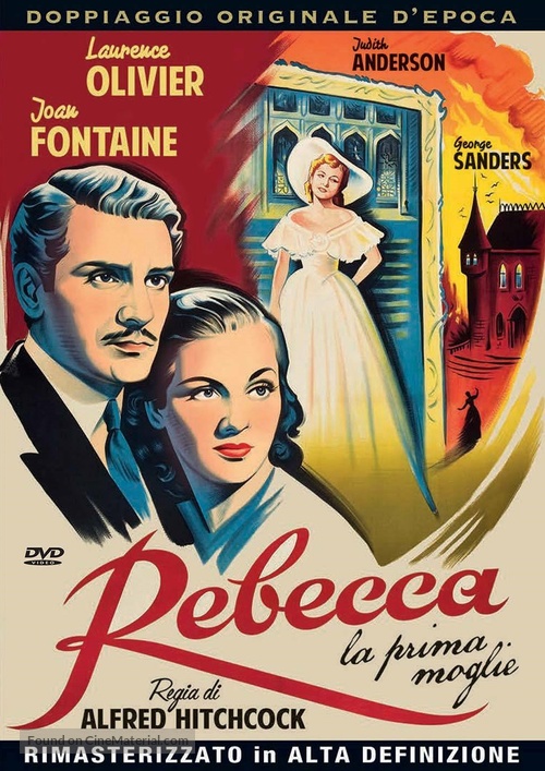 Rebecca - Italian DVD movie cover