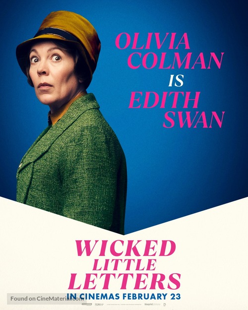 Wicked Little Letters (2024) British movie poster