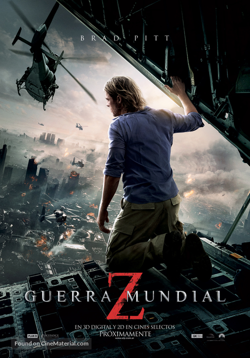 World War Z - Argentinian Movie Poster