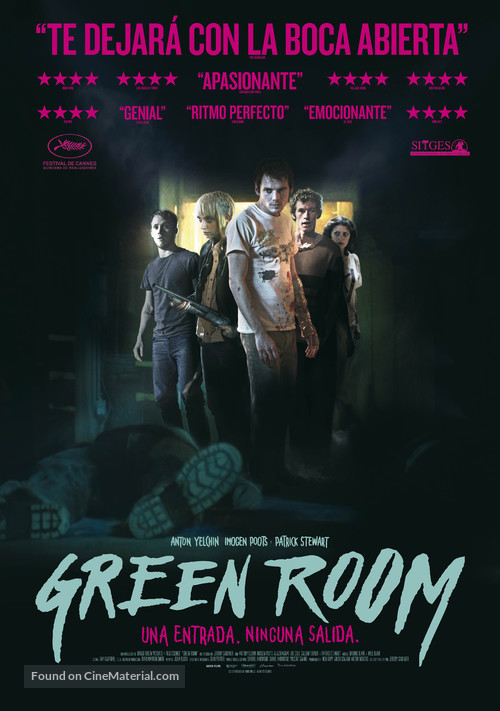 Green Room - Spanish Movie Poster