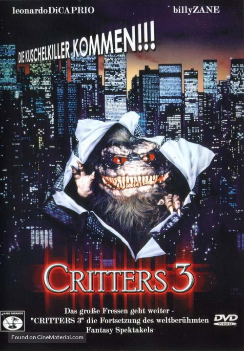Critters 3 - German Movie Cover