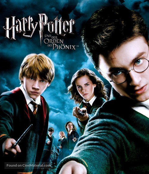 Harry Potter and the Order of the Phoenix - German Blu-Ray movie cover