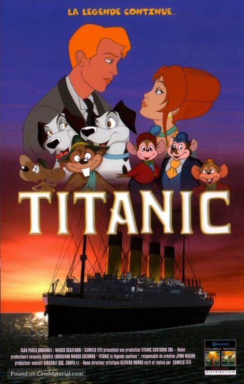 Titanic: La leggenda continua... (2000) French vhs movie cover