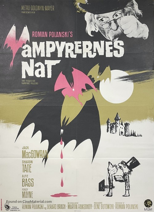 Dance of the Vampires - Danish Movie Poster