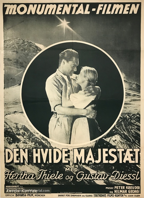 Die wei&szlig;e Majest&auml;t - Danish Movie Poster