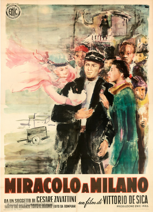 Miracolo a Milano - Italian Movie Poster