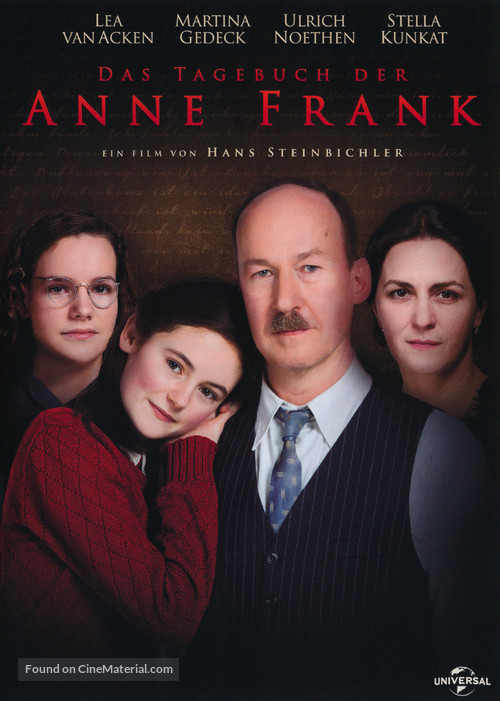 Das Tagebuch der Anne Frank - German Movie Cover