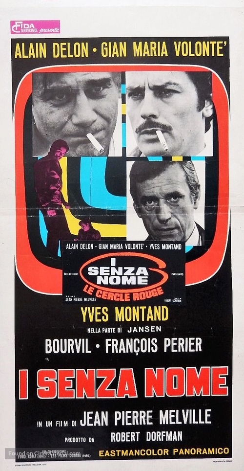 Le cercle rouge - Italian Movie Poster