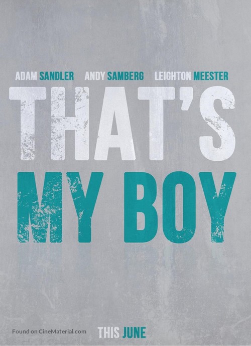 That&#039;s My Boy - Movie Poster