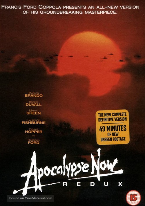 Apocalypse Now - British DVD movie cover