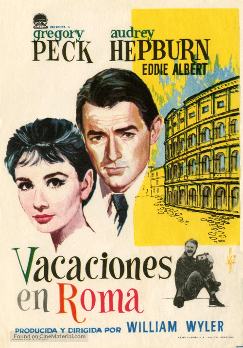 Roman Holiday - Spanish Movie Poster