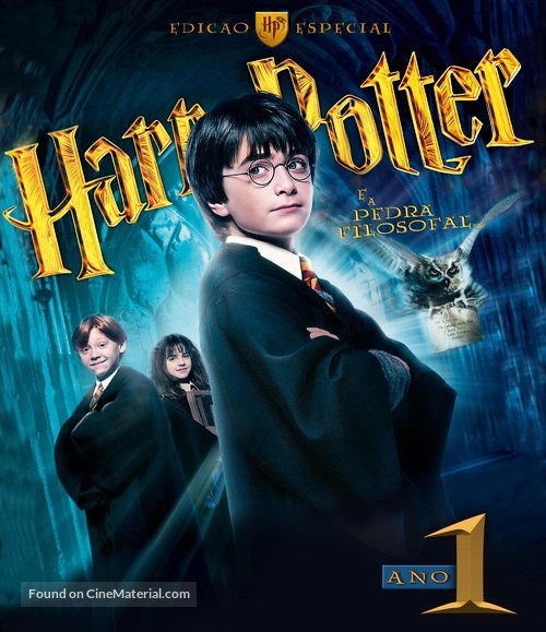 Harry Potter and the Philosopher&#039;s Stone - Brazilian Movie Cover