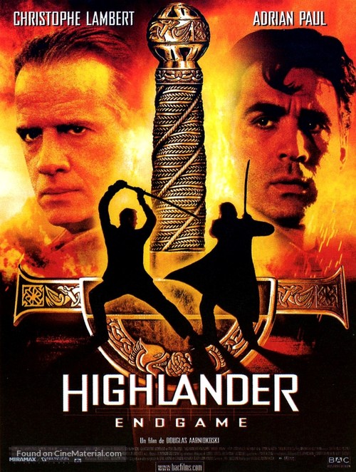 Highlander: Endgame - French Movie Poster