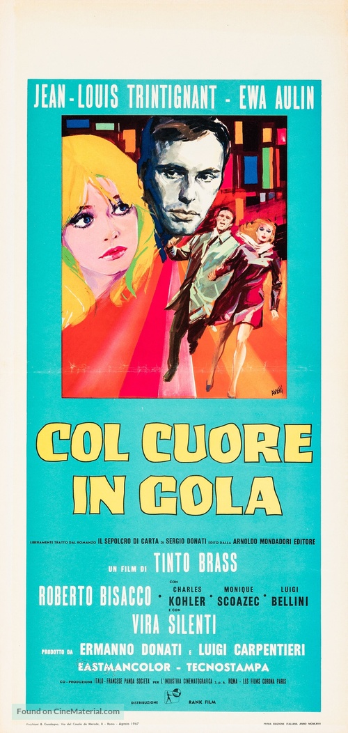 Col cuore in gola - Italian Movie Poster