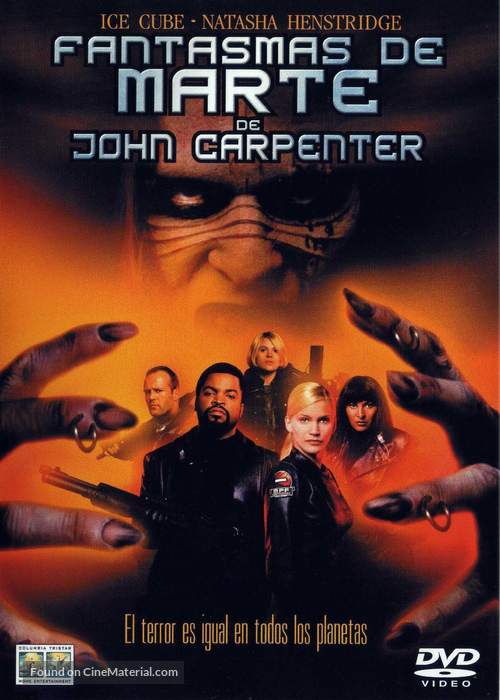 Ghosts Of Mars - Spanish DVD movie cover