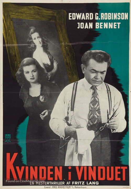 The Woman in the Window - Danish Movie Poster