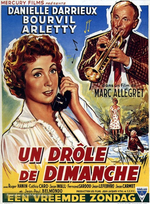 Un dr&ocirc;le de dimanche - Belgian Movie Poster